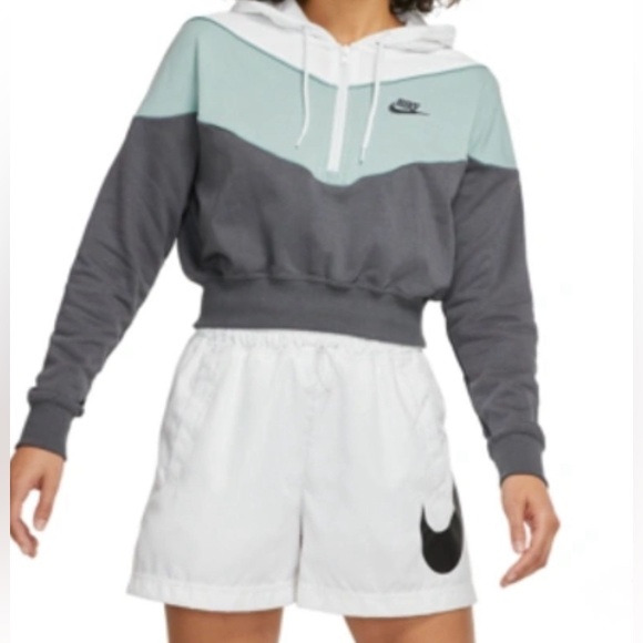 NIKE Pullover 1/4 Zip Hoodie - Picture 1 of 6